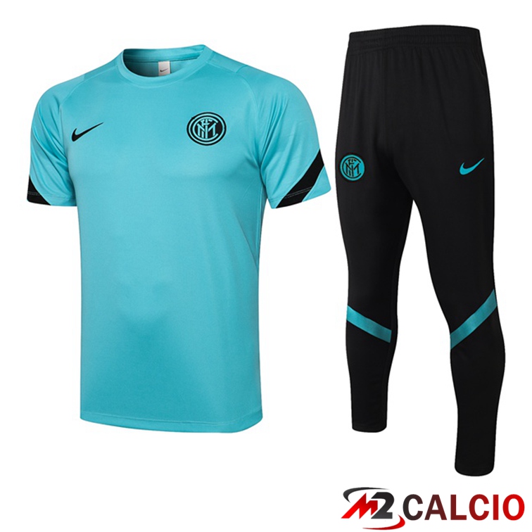 Maglia Allenamento Inter Milan + Pantaloni Blu 2021/2022