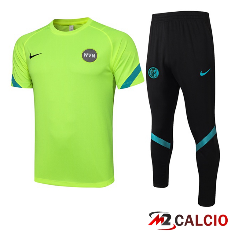 Maglia Allenamento Inter Milan + Pantaloni Verde 2021/2022