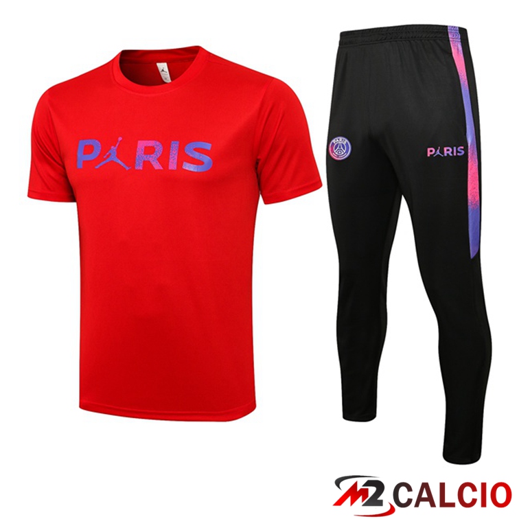 Maglia Allenamento Jordan PSG + Pantaloni Rosso 2021/2022