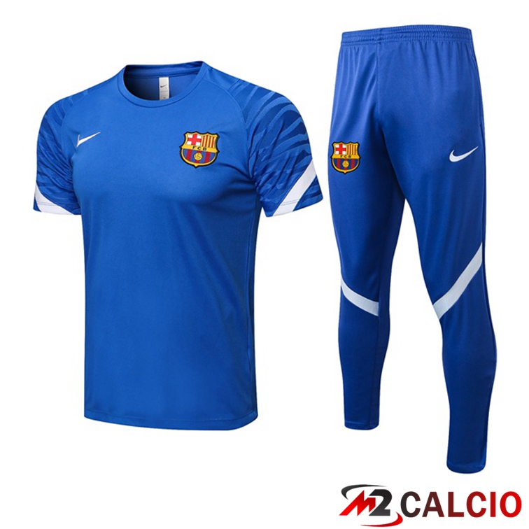 Maglia Allenamento FC Barcellona + Pantaloni Blu 2021/2022