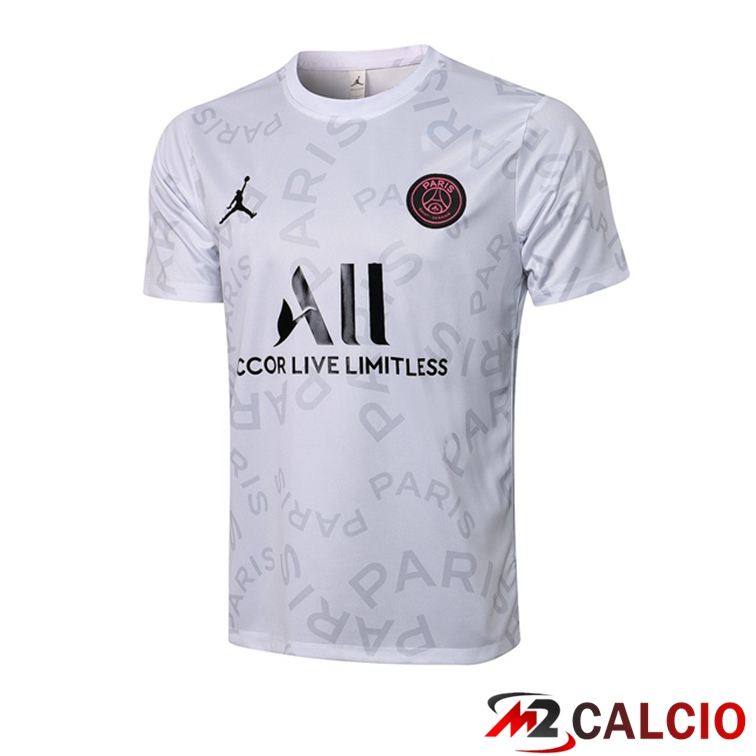Maglia Allenamento Jordan PSG Bianco 2021/2022