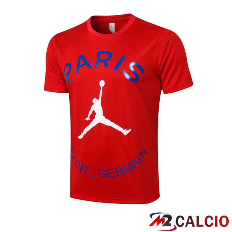 Maglia Allenamento Jordan PSG Rosso 2021/2022