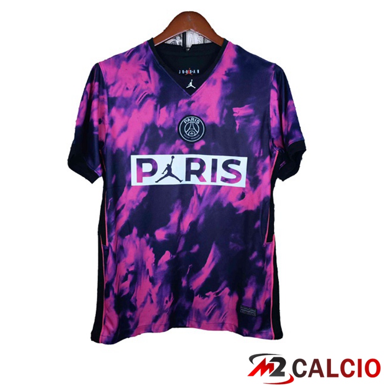 Maglia Allenamento Paris PSG Viola Nero 2021/2022