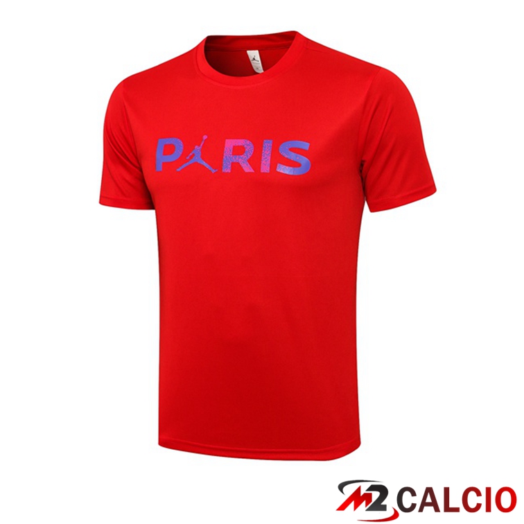 Maglia Allenamento Jordan PSG Rosso 2021/2022