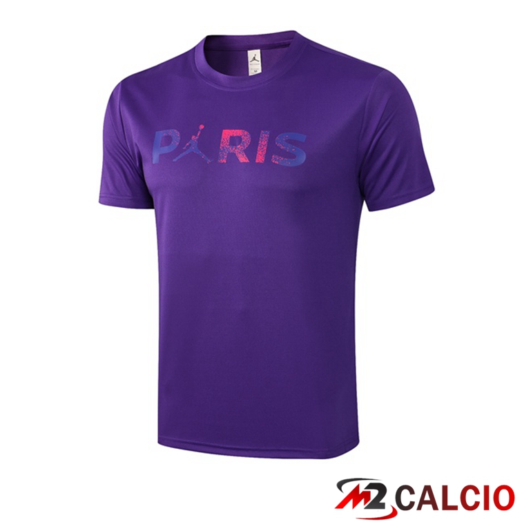 Maglia Allenamento Jordan PSG Viola 2021/2022