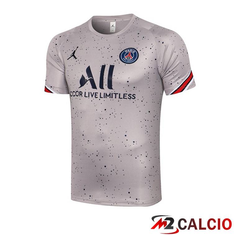 Maglia Allenamento Jordan PSG Grigio 2021/2022