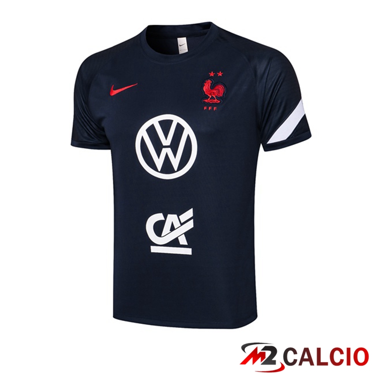 Maglia Allenamento Francia Blu Reale 2021/2022
