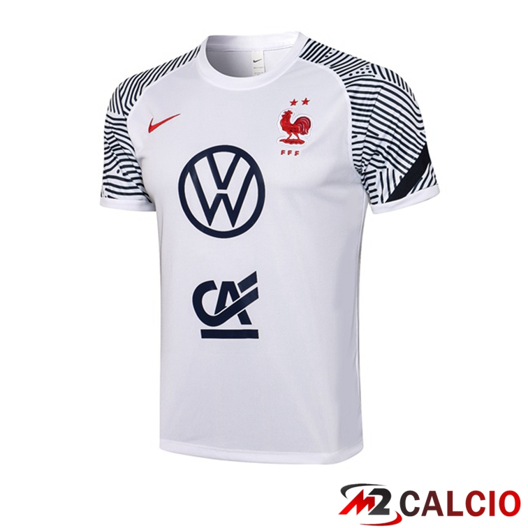 Maglia Allenamento Francia Bianco 2021/2022