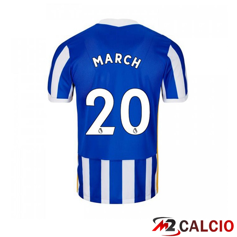 Maglia Brentford FC (MARCH 20) Prima Blu/Bianco 2021/22