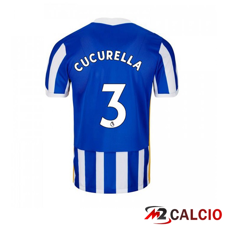 Maglia Brentford FC (CUCURELLA 3) Prima Blu/Bianco 2021/22