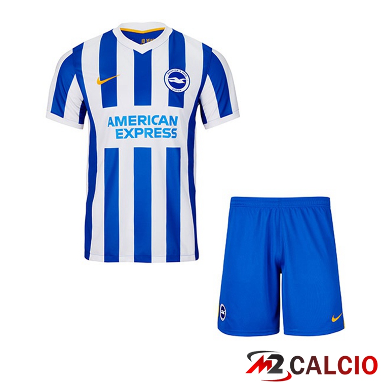 Maglia Brentford FC Bambino Prima Blu/Bianco 2021/22