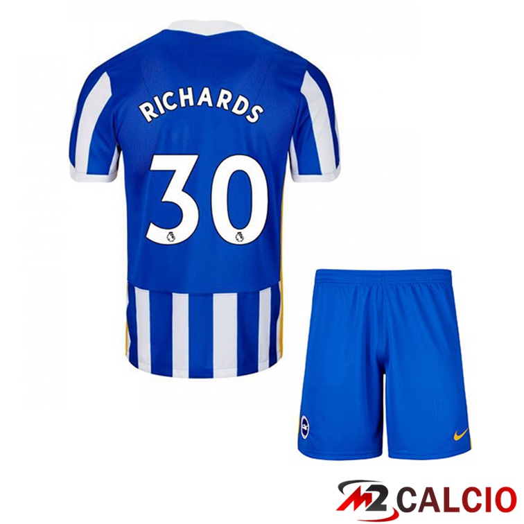 Maglia Brentford FC (RICHARDS 30) Bambino Prima Blu/Bianco 2021/22