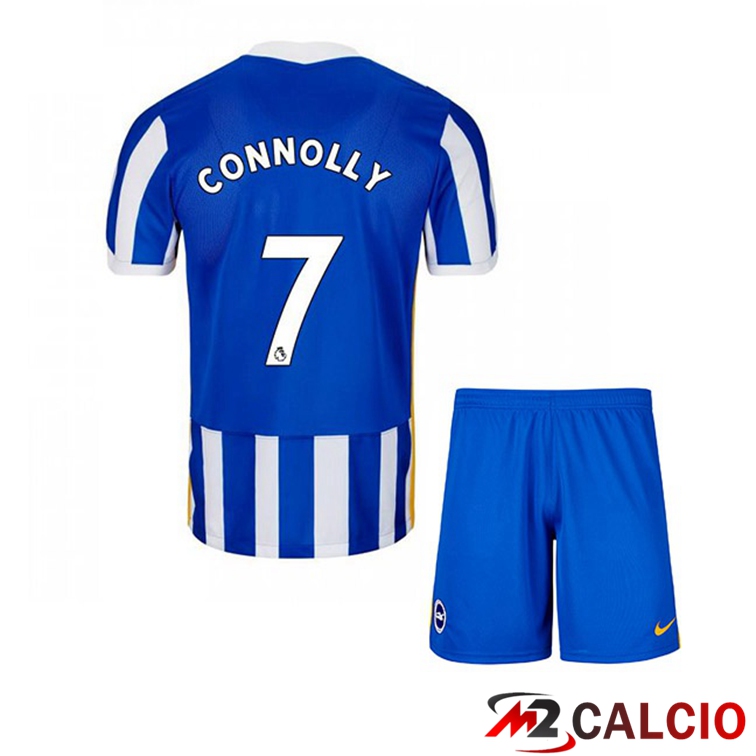 Maglia Brentford FC (CONNOLLY 7) Bambino Prima Blu/Bianco 2021/22