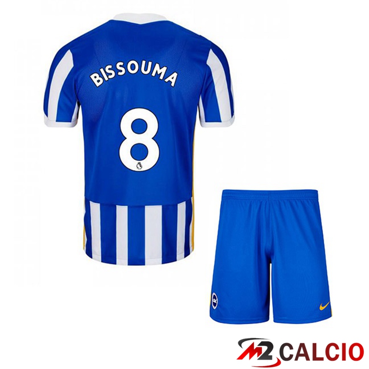 Maglia Brentford FC (BISSOUMA 8) Bambino Prima Blu/Bianco 2021/22