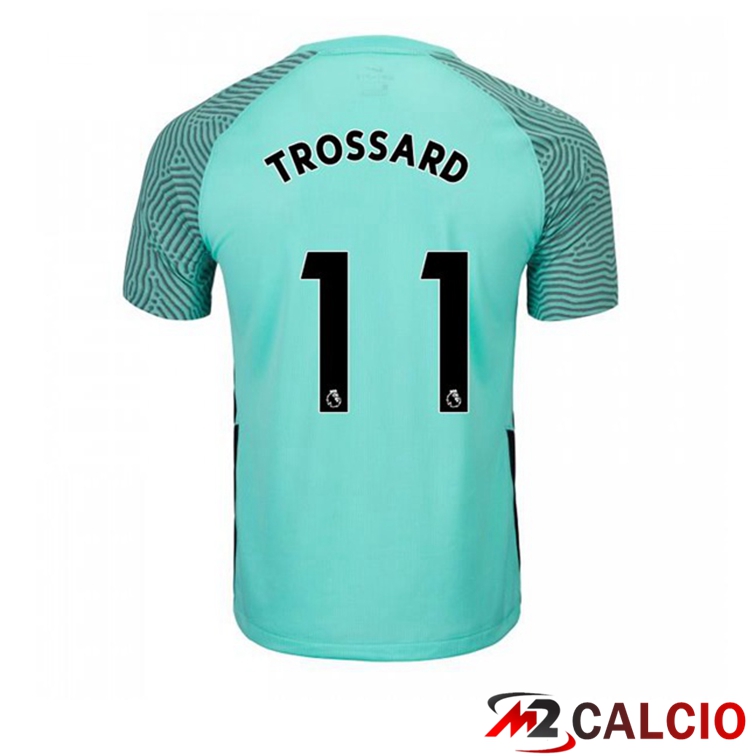 Maglia Brentford FC (TROSSARD 11) Seconda Verde 2021/22