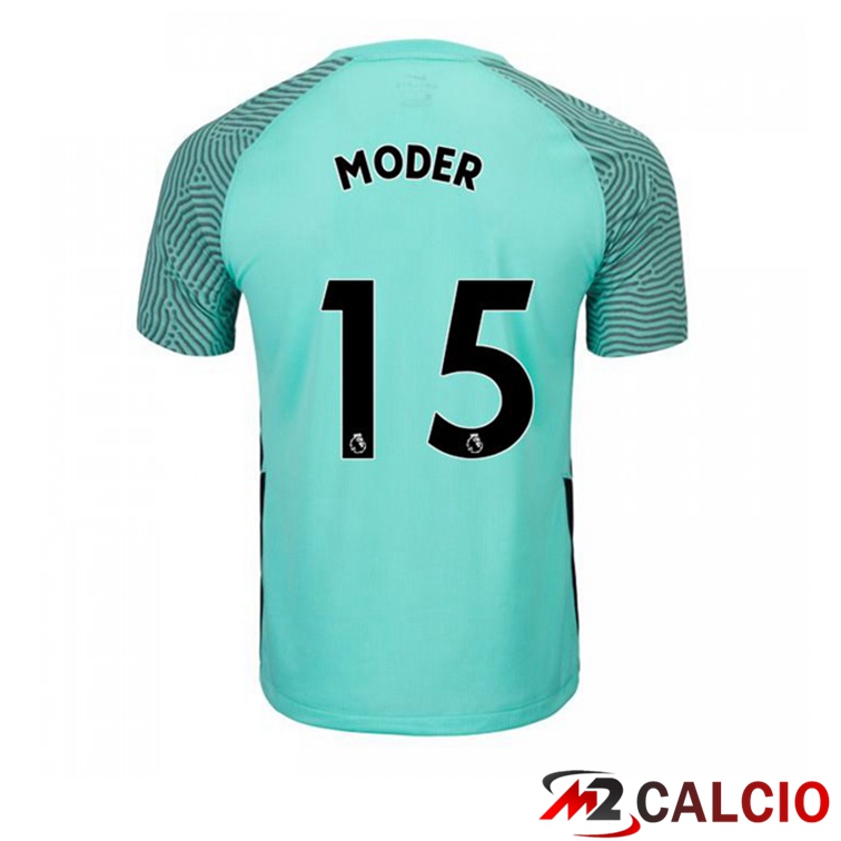 Maglia Brentford FC (MODER 15) Seconda Verde 2021/22