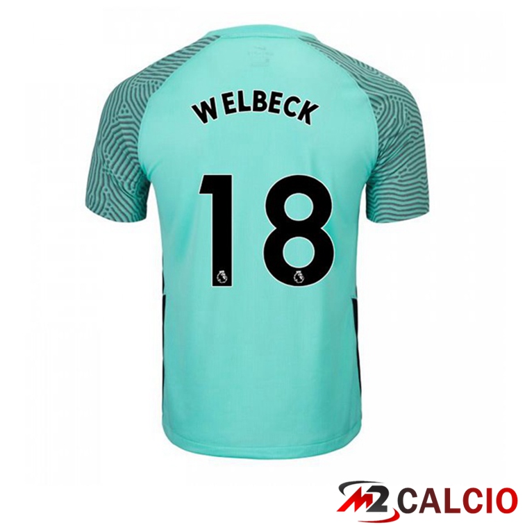 Maglia Brentford FC (WELBECK 18) Seconda Verde 2021/22