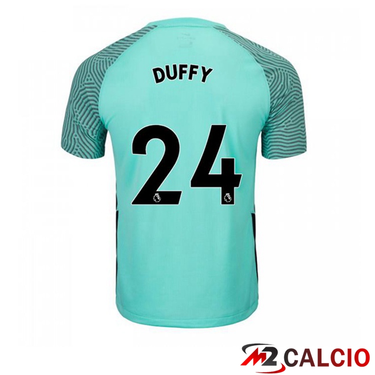 Maglia Brentford FC (DUFFY 24) Seconda Verde 2021/22