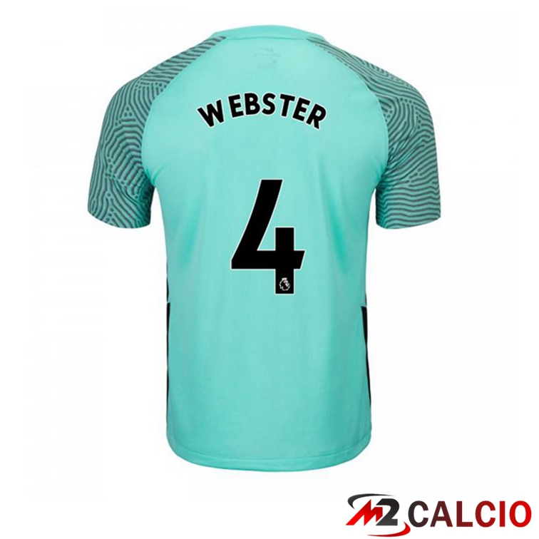 Maglia Brentford FC (WEBSTER 4) Seconda Verde 2021/22