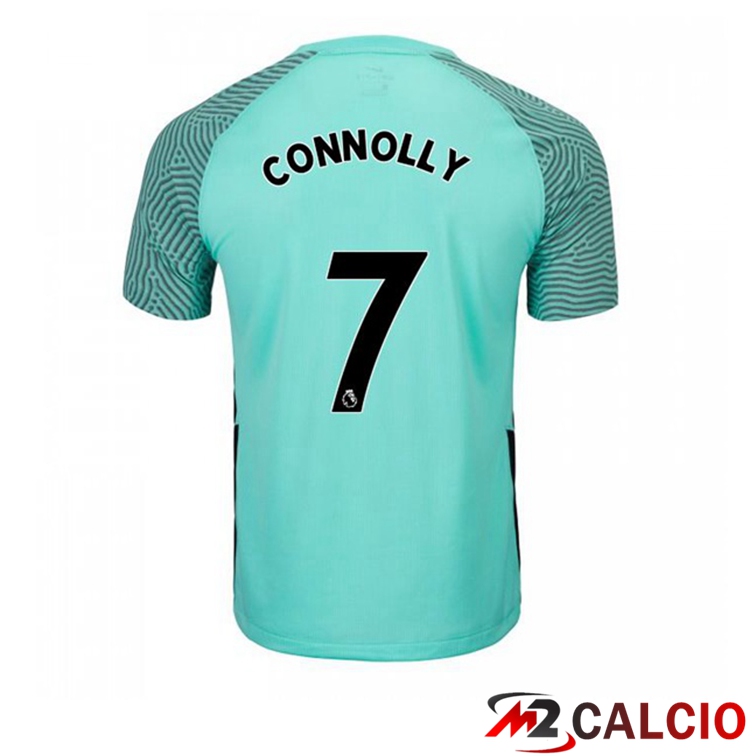 Maglia Brentford FC (CONNOLLY 7) Seconda Verde 2021/22