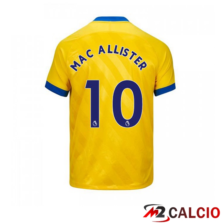Maglia Brentford FC (MAC ALLISTER 10) Terza Giallo 2021/22