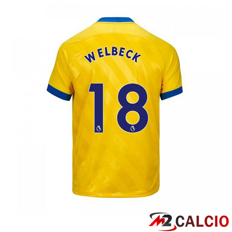 Maglia Brentford FC (WELBECK 18) Terza Giallo 2021/22