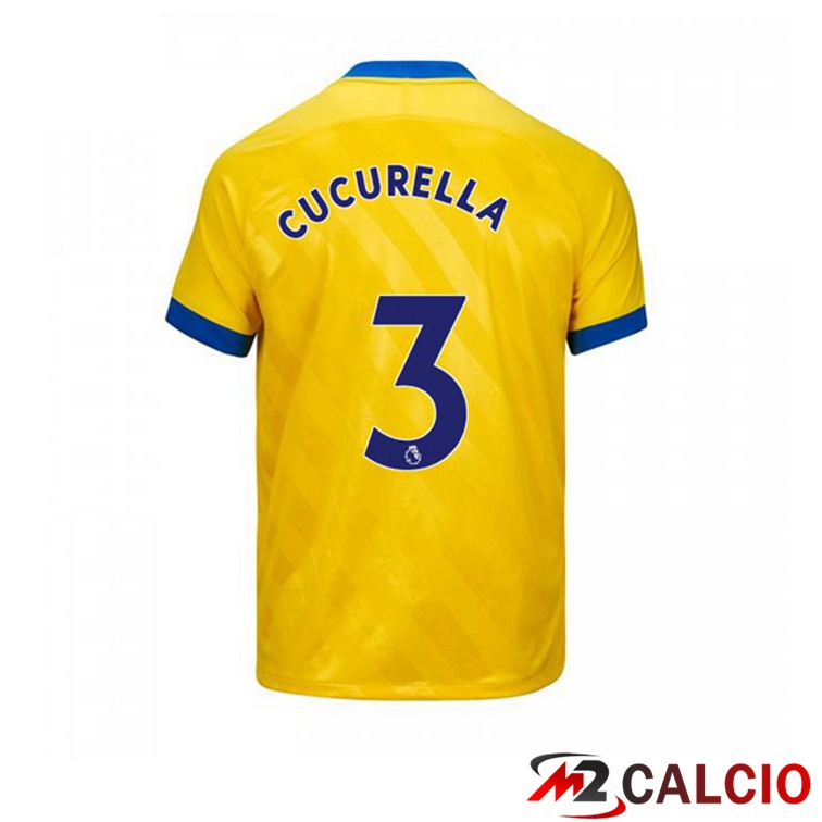 Maglia Brentford FC (CUCURELLA 3) Terza Giallo 2021/22