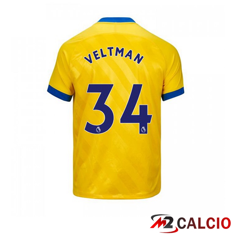 Maglia Brentford FC (VELTMAN 34) Terza Giallo 2021/22