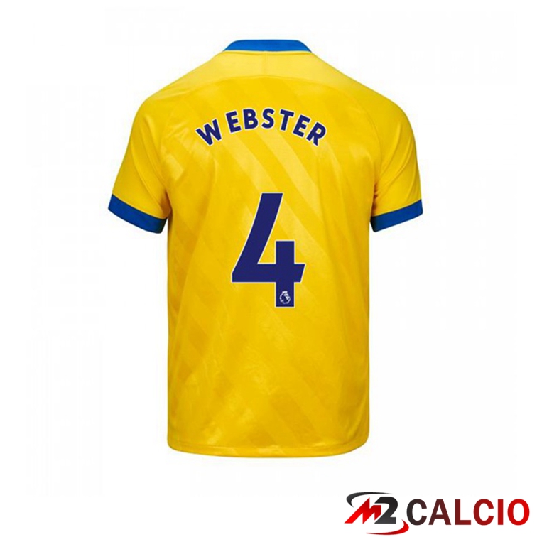 Maglia Brentford FC (WEBSTER 4) Terza Giallo 2021/22
