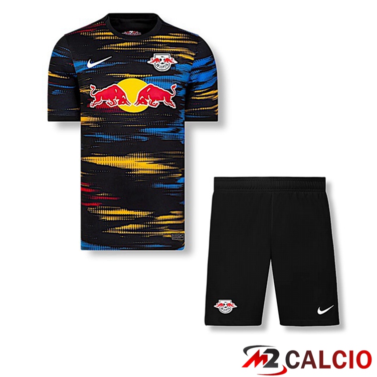 Maglia RB Leipzig Bambino Seconda Giallo/Blu 2021/22