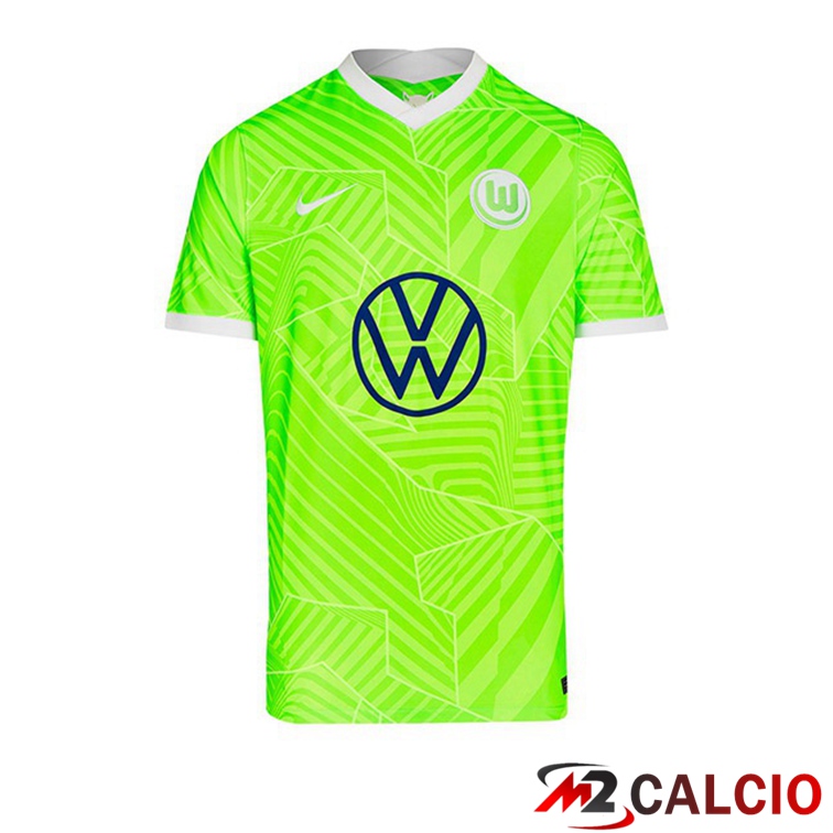 Maglia Vfl Wolfsburg Prima Verde 2021/22