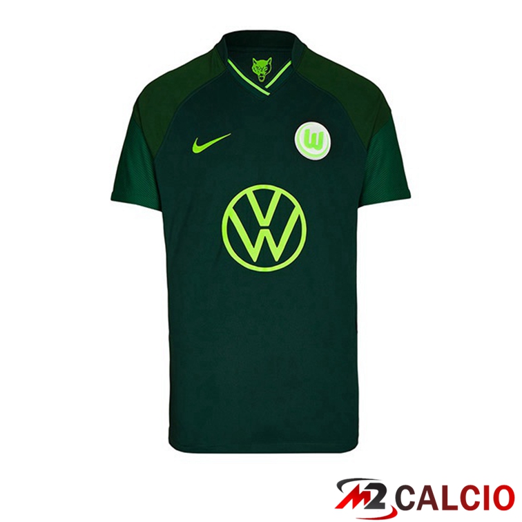 Maglia Vfl Wolfsburg Seconda Verde 2021/22