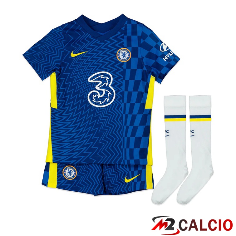 Maglie Calcio FC Chelsea Bambino Prima Blu 2021/2022