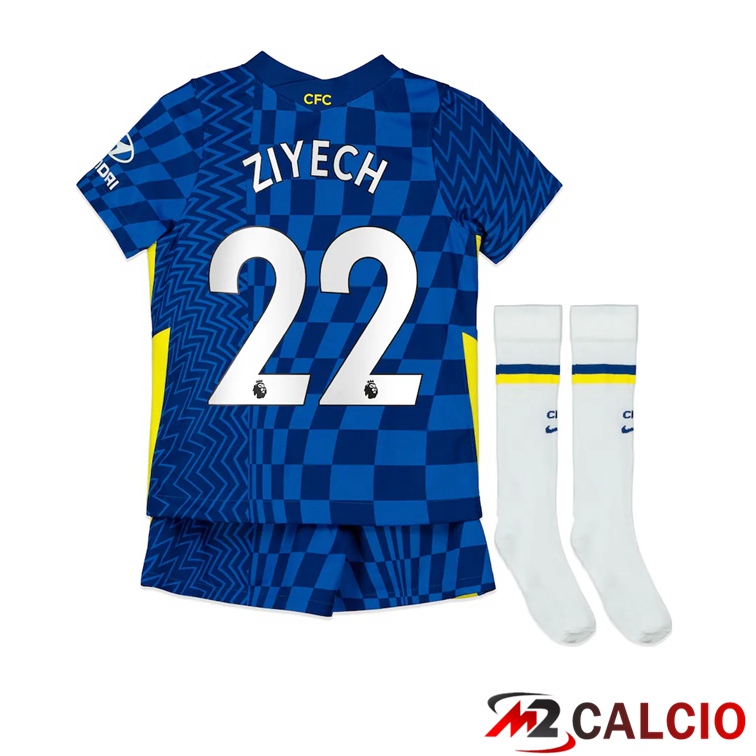 Maglia FC Chelsea (ZIYECH 22) Bambino Prima Blu 2021/2022