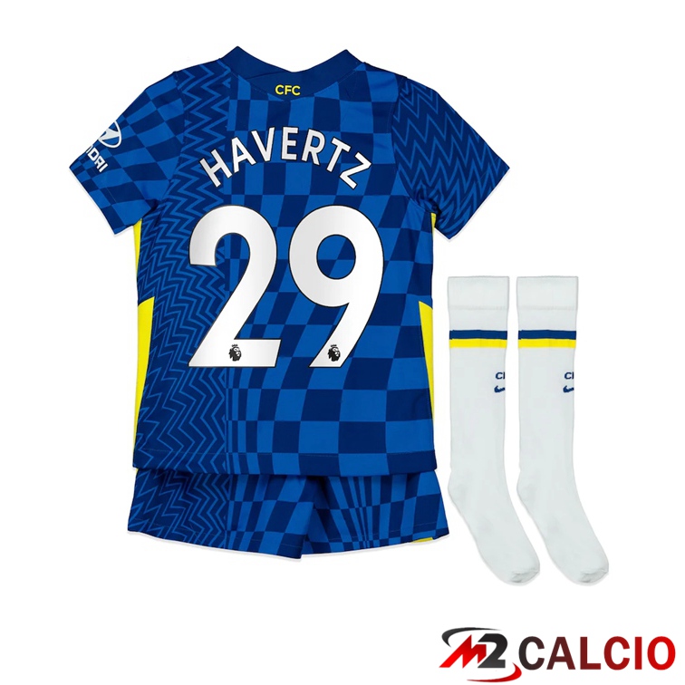 Maglia FC Chelsea (HAVERTZ 29) Bambino Prima Blu 2021/2022
