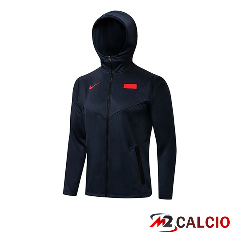 Giacca Con Cappuccio Francia Blu Reale 2021/2022