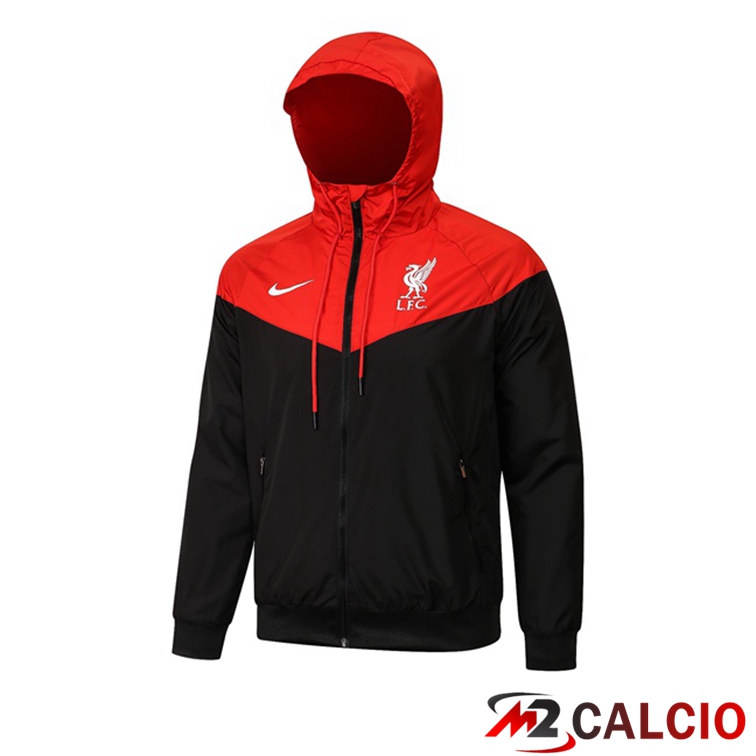 Giacca A Vento FC Liverpool Rosso Nero 2021/2022
