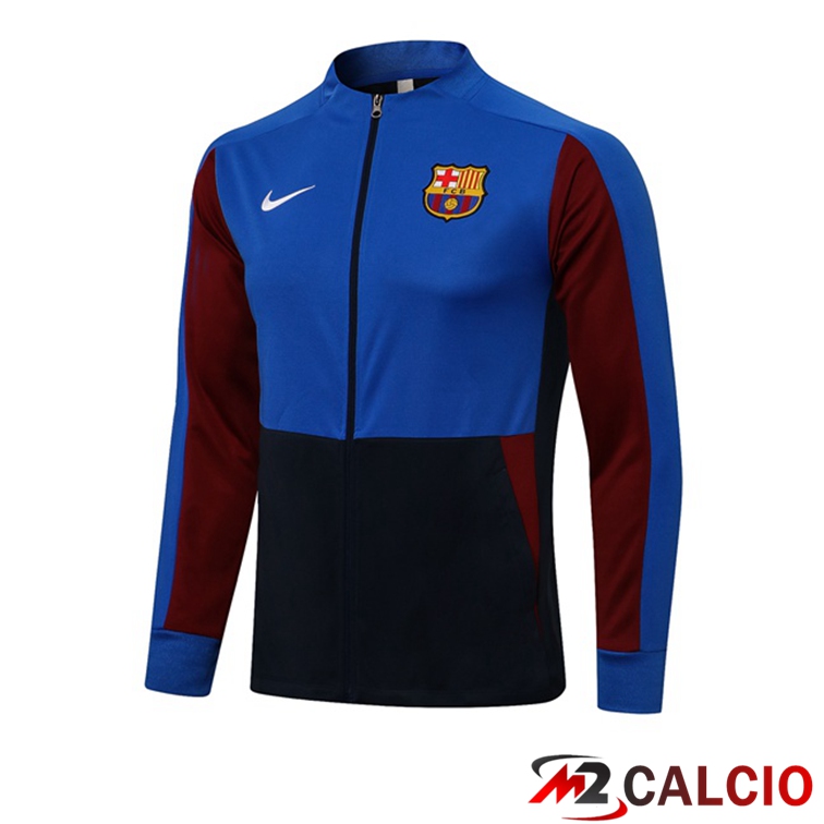 Giacca Calcio FC Barcellona Blu Nero 2021/2022