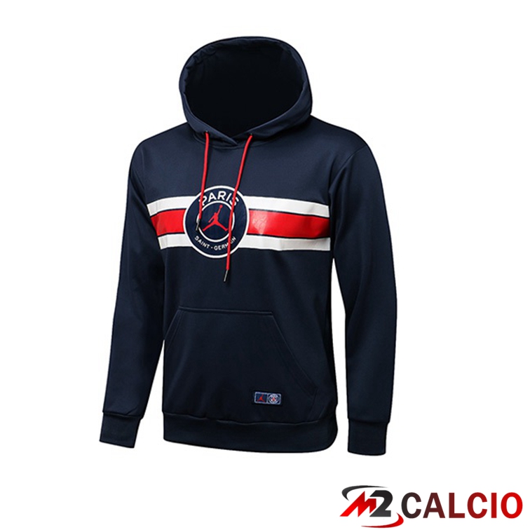 Giacca Con Cappuccio Jordan PSG Blu Reale 2021/2022