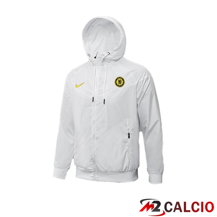Giacca Con Cappuccio FC Chelsea Bianco 2021/2022