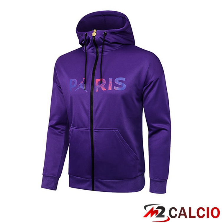 Giacca Con Cappuccio Jordan PSG Viola 2021/2022