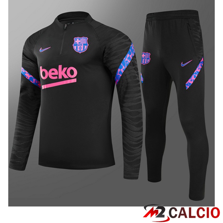 Tuta Calcio Bambino FC Barcellona Nero 2021/2022