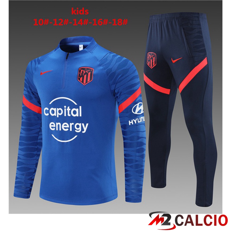 Tuta Calcio Bambino Atletico Madrid Blu 2021/2022