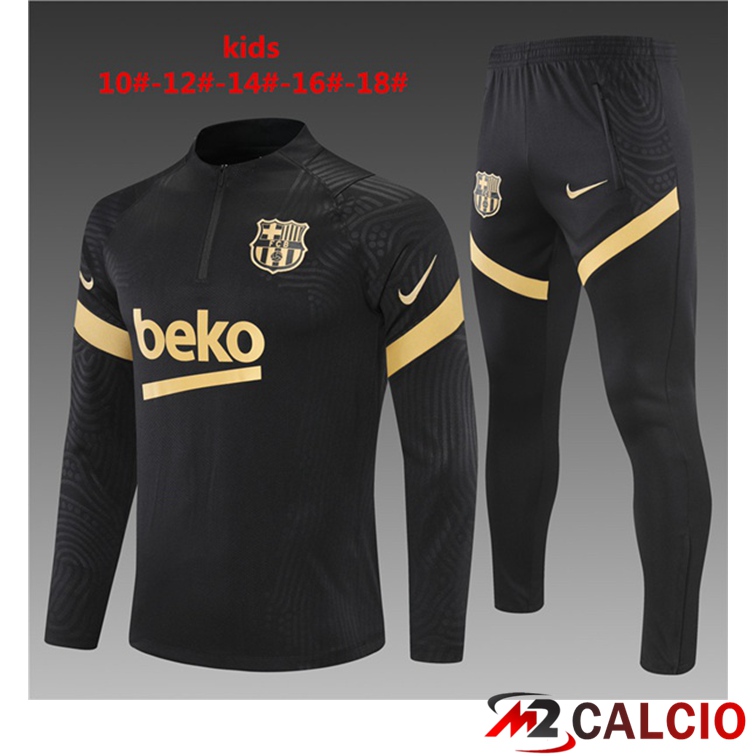 Tuta Calcio Bambino FC Barcellona Nero 2021/2022