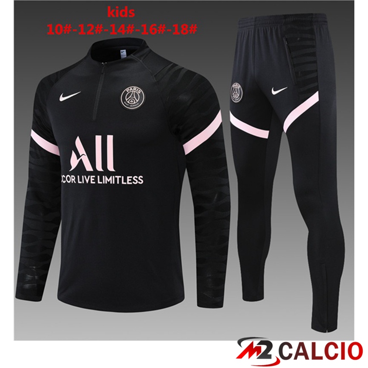 Tuta Calcio Bambino Paris PSG Nero 2021/2022