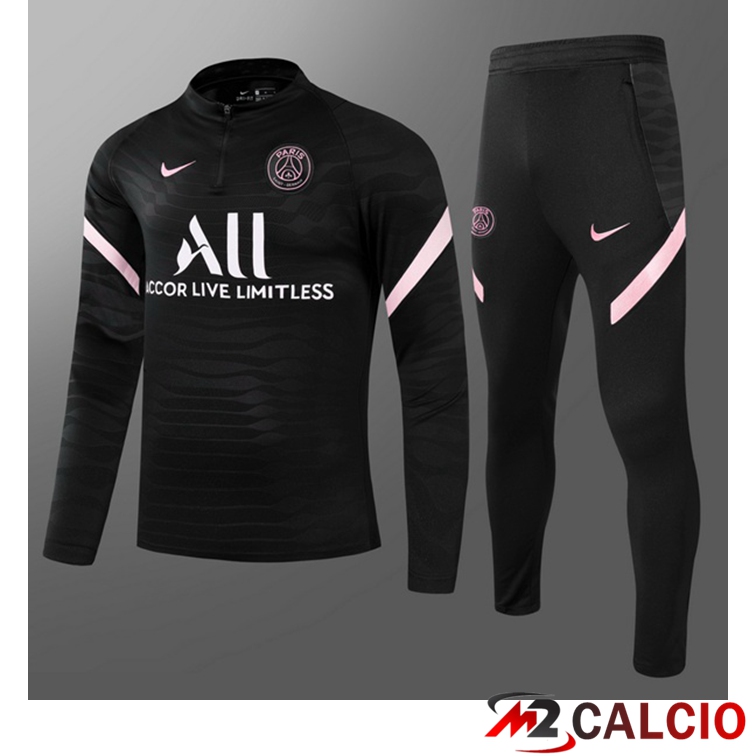Tuta Calcio Bambino Paris PSG Nero 2021/2022