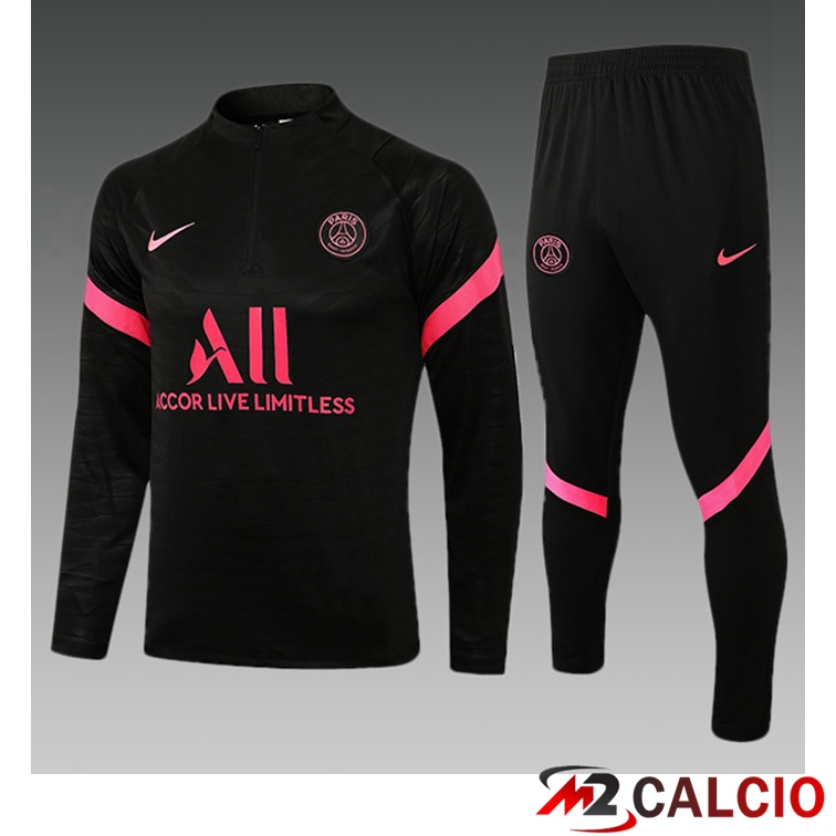 Tuta Calcio Bambino Paris PSG Nero 2021/2022