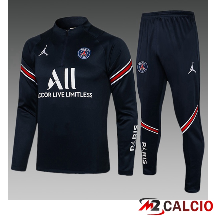 Tuta Calcio Bambino Paris PSG Blu Reale 2021/2022