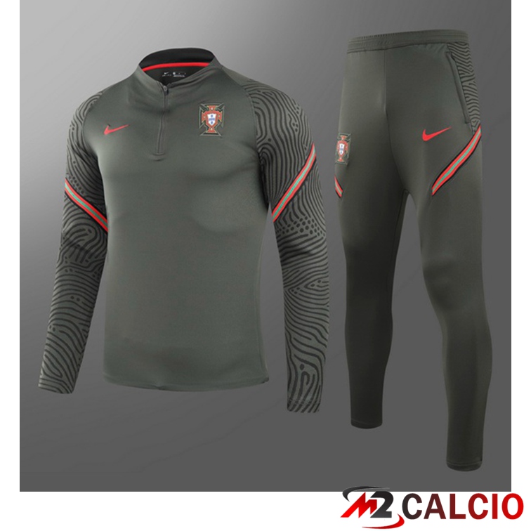 Tuta Calcio Bambino Portogallo Verde 2021/2022
