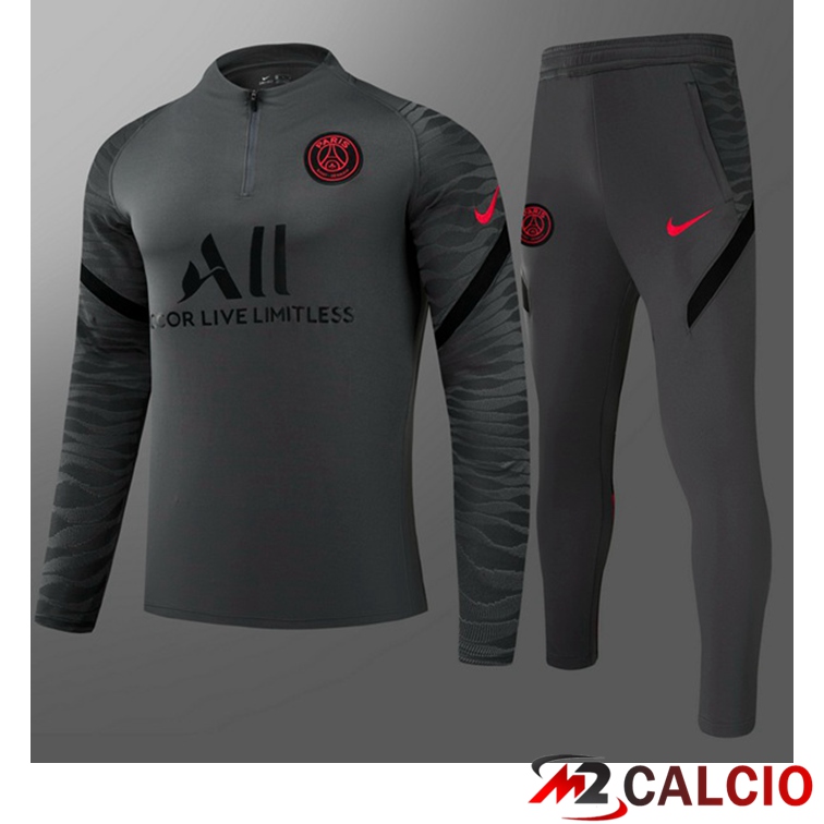 Tuta Calcio Bambino Paris PSG Nero 2021/2022